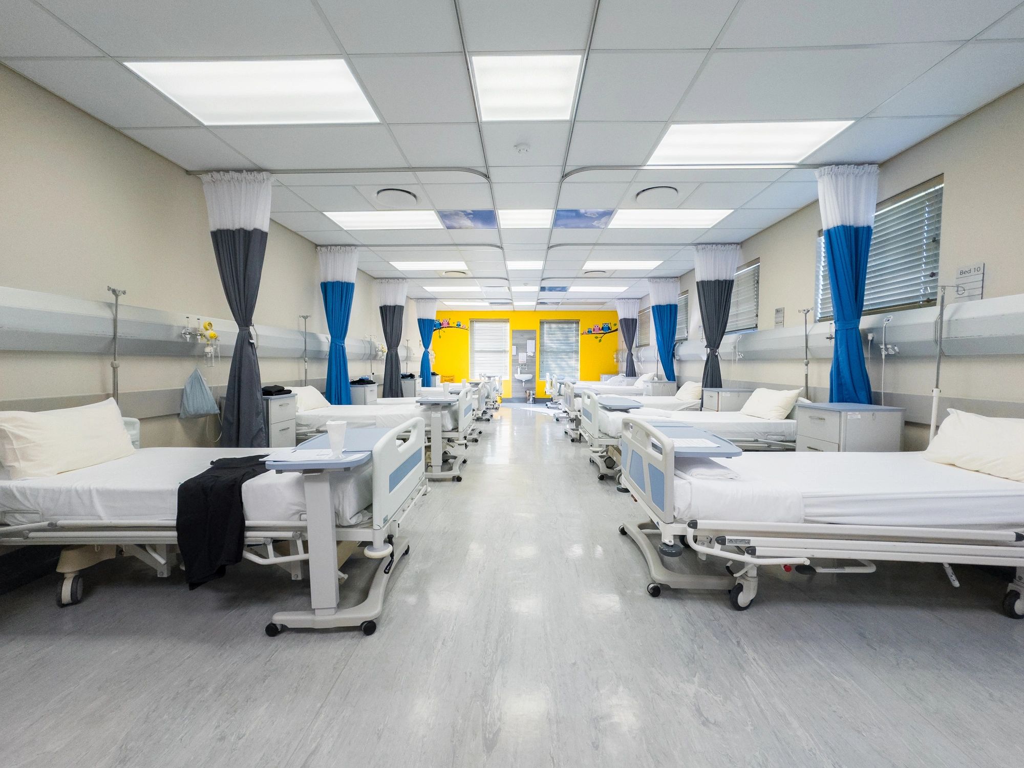 Hospital ward representing Canada’s healthcare system